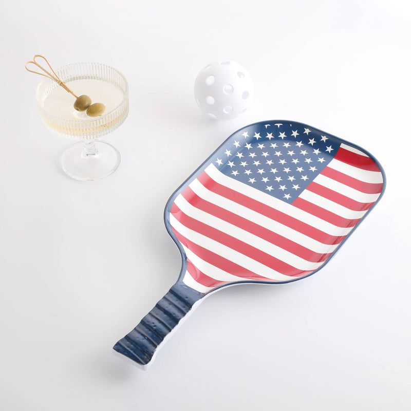 Supreme Housewares - American Flag 15 3/4" Melamine Paddle Tray