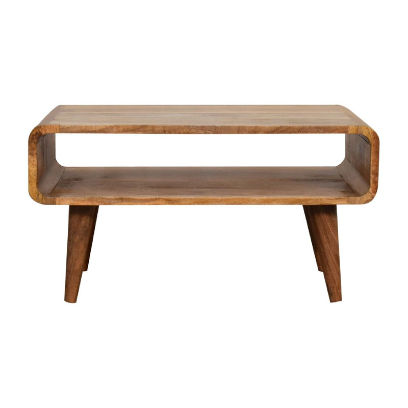 Solid Wood Open Media Unit