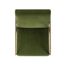 Load image into Gallery viewer, Aerin - Hammered Brass Upholstered Accent Arm Chair
