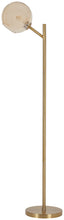 Load image into Gallery viewer, Abanson - Metal Floor Lamp  - Amber / Gold Finish
