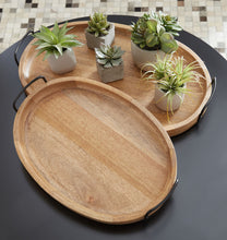 Load image into Gallery viewer, Jocelyne - Tray Set (Set of 2) - Brown / Black
