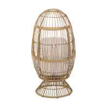 Load image into Gallery viewer, Patio Swivel Basket Egg Chair With Cushion
