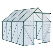 Load image into Gallery viewer, Polycarbonate house Raised Base And Anchor Aluminum Heavy Duty Walk-In houses For Outdoor Backyard In All Season
