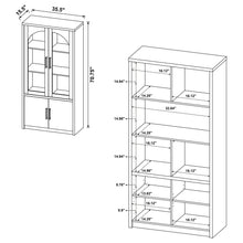 Load image into Gallery viewer, Shayne - 4 Door Display Cabinet With LED Lighting - Black
