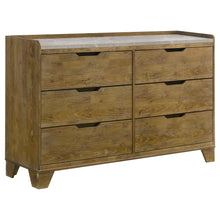 Load image into Gallery viewer, Packard - 6 Drawer Dresser - Oak
