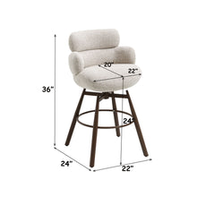 Load image into Gallery viewer, Jena - Counter Height Chair With Swivel
