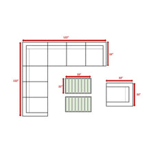 Load image into Gallery viewer, Stylish Sofa Seating Group With Cushions Perfect For Outdoor Gatherings
