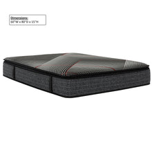 Load image into Gallery viewer, 15" Euro Top Gel Memory Foam Hybrid Mattress With Pocket Coils, Cooling &amp; Edge Support - Black - Queen
