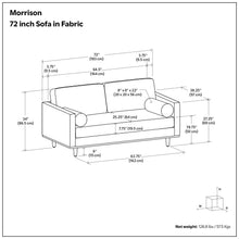 Load image into Gallery viewer, Morrison - Upholstered Sofa
