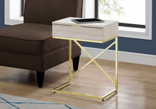 Load image into Gallery viewer, Accent Side Table, Storage Drawer, Spacious Tabletop, Contemporary &amp; Modern
