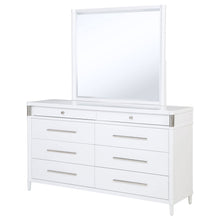 Load image into Gallery viewer, Robinson - 8 Drawer Dresser With Mirror - White
