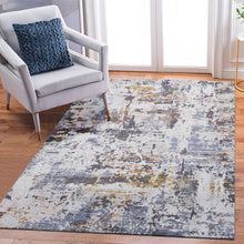 Load image into Gallery viewer, Payas - 6' X 9' Abstract Area Rug - Ivory / Blue
