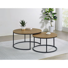 Load image into Gallery viewer, Arrize - 2 Piece Round Nesting Coffee Table Set - Mango Color
