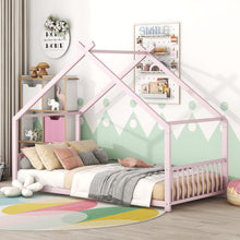 Load image into Gallery viewer, Metal House Bed
