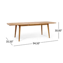 Load image into Gallery viewer, Placidity - Outdoor Expandable Dining Table With Slatted Tabletop And Tapered Legs
