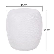 Load image into Gallery viewer, Outdoor Lightweight, Concrete Side Table - Antique White

