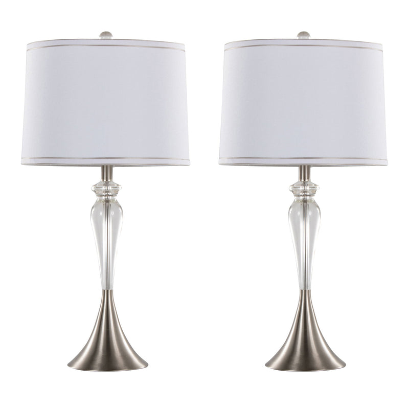 Ashland - Contemporary Crystal Table Lamp (Set of 2) - Clear