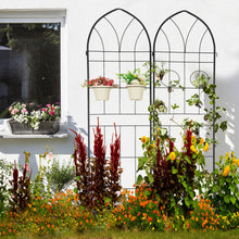Load image into Gallery viewer, Metal Garden Trellis Rustproof Trellis For Climbing Plant, Outdoor Flower Support
