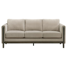 Load image into Gallery viewer, Fisher - Upholstered Panel Arm Sofa - Taupe
