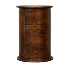 Load image into Gallery viewer, 3 Drawer Drum - Chestnut
