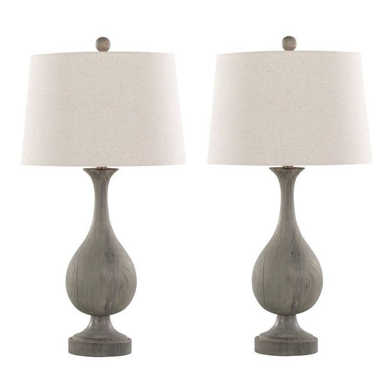 Cipolla Poly - Farmhouse Table Lamp (Set of 2)