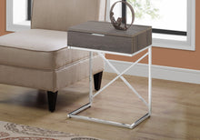 Load image into Gallery viewer, Accent Side Table, Storage Drawer, Contemporary - Taupe
