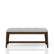 Load image into Gallery viewer, Backless Upholstered Dining Bench Mid Century Seating - Beige
