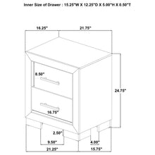 Load image into Gallery viewer, Merritt - 2 Drawer Nightstand - Light Oak
