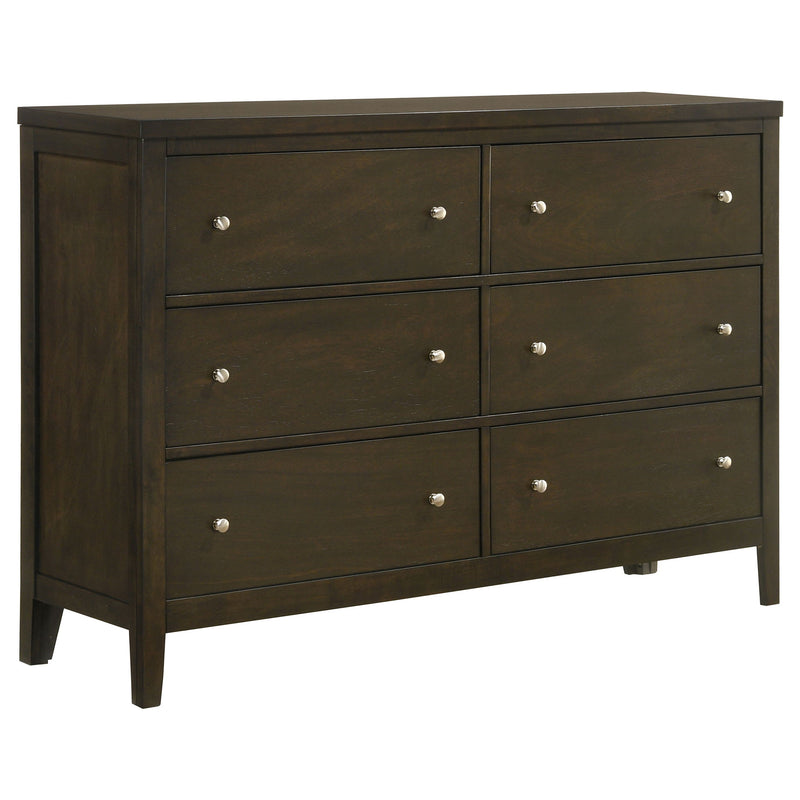 Clement - 6 Drawer Dresser Cabinet - Espresso
