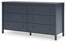 Load image into Gallery viewer, Simmenfort - Six Drawer Dresser - Navy Blue
