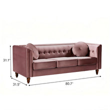 Load image into Gallery viewer, Chesterfield Sofa With Square Arms For Living Room
