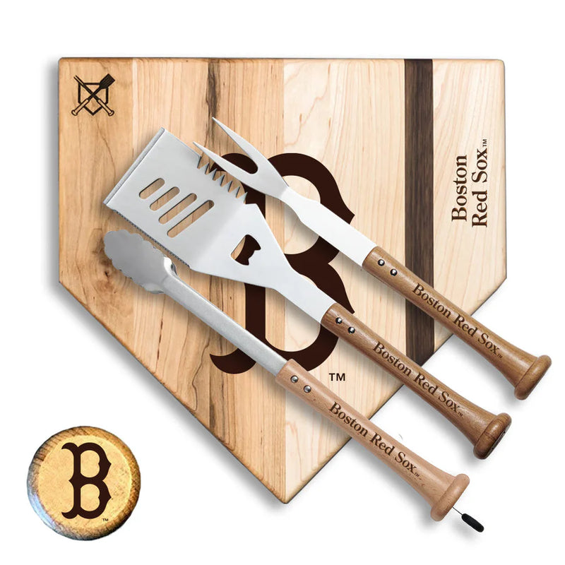 4-Piece Silver Slugger Baseball BBQ Tools