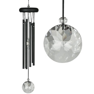 Crystal Meditation Chime - Black