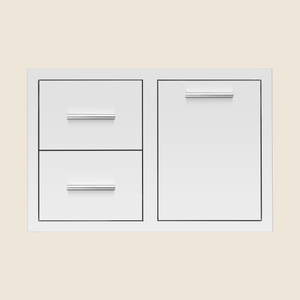 Summerset 33" 2-Drawer & Trash or LP Tank Pullout Drawer Combo