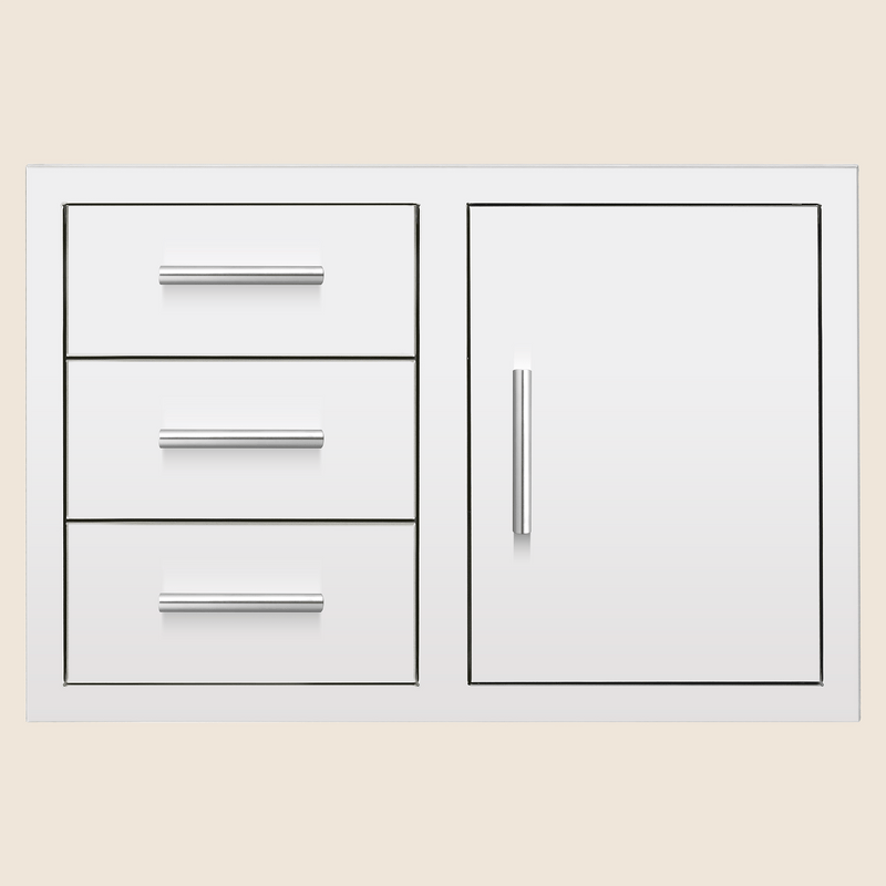 Summerset 33" 3-Drawer & Access Door Combo