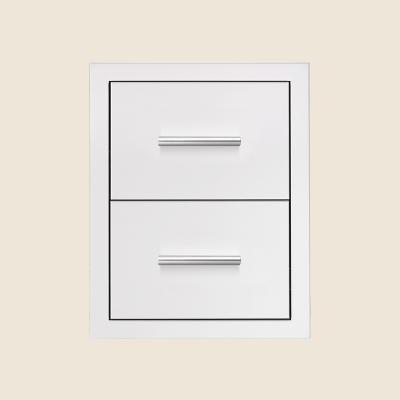 Summerset 17" Masonry Double Drawer