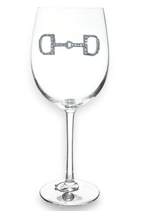 Stemmed Wine Glass - Horse Bit