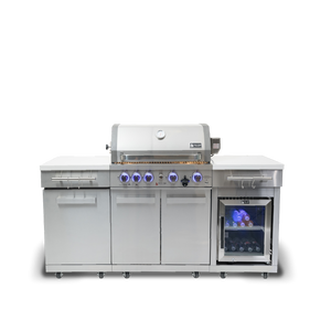 MONT ALPI COMPACT ISLAND WITH REFRIGERATOR-MA-957FC