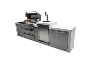 MONT ALPI 6-BURNER DELUXE ISLAND WITH A KEGERATOR-MAi805-DKEG