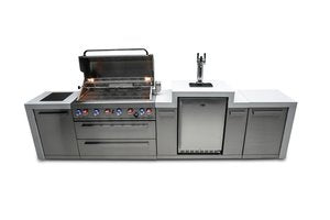 MONT ALPI 6-BURNER DELUXE ISLAND WITH A KEGERATOR-MAi805-DKEG