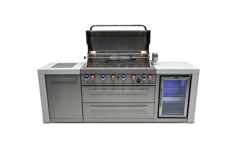 Mont Alpi 805 Deluxe Island with a Fridge Cabinet-MAi805-DFC
