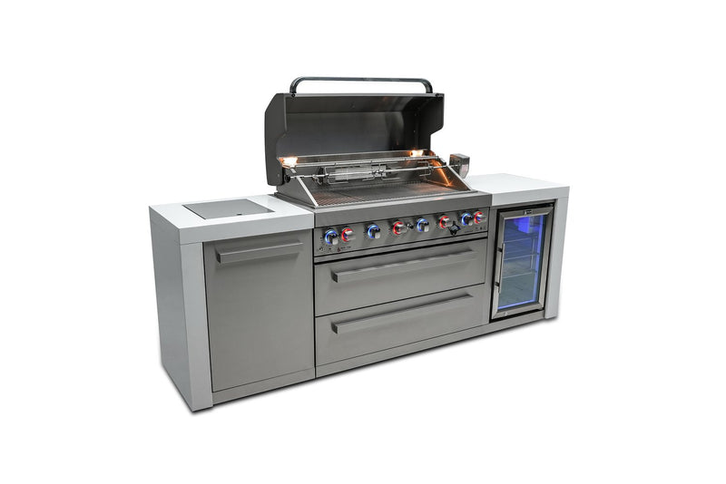Mont Alpi 805 Deluxe Island with a Fridge Cabinet-MAi805-DFC