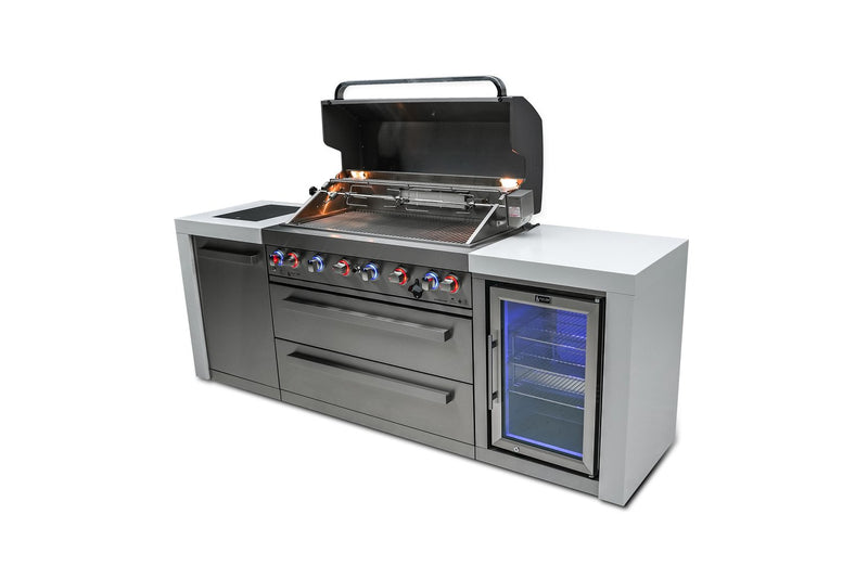 Mont Alpi 805 Deluxe Island with a Fridge Cabinet-MAi805-DFC