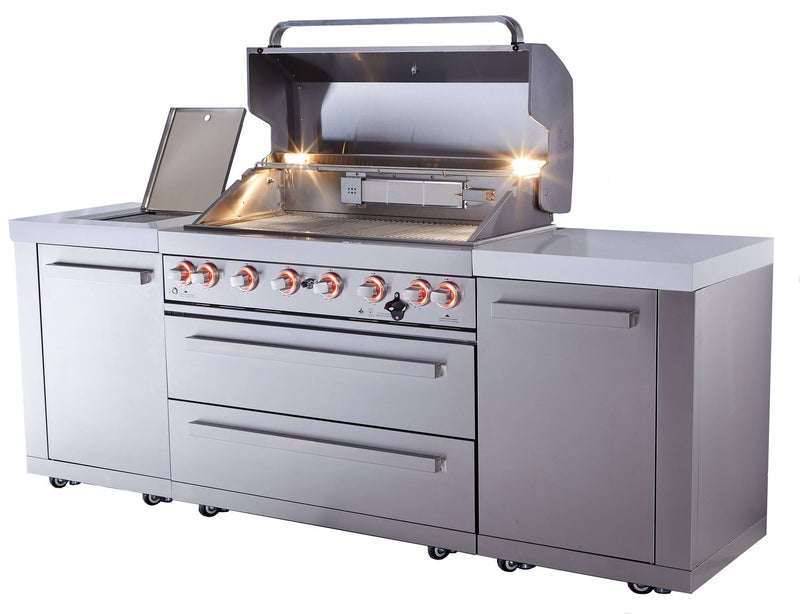 MONT ALPI 6-BURNER DELUXE ISLAND-MAi805-D