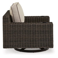 Load image into Gallery viewer, Coastline Bay Outdoor Swivel Lounge with Cushion
