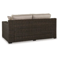 Coastline Bay Outdoor Loveseat with Cushion