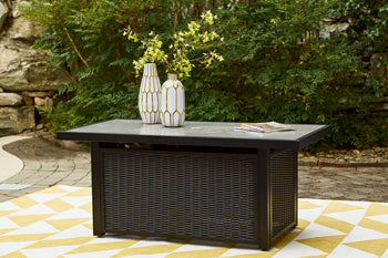 Beachcroft Signature Design by Ashley Outdoor Fire Pit Table