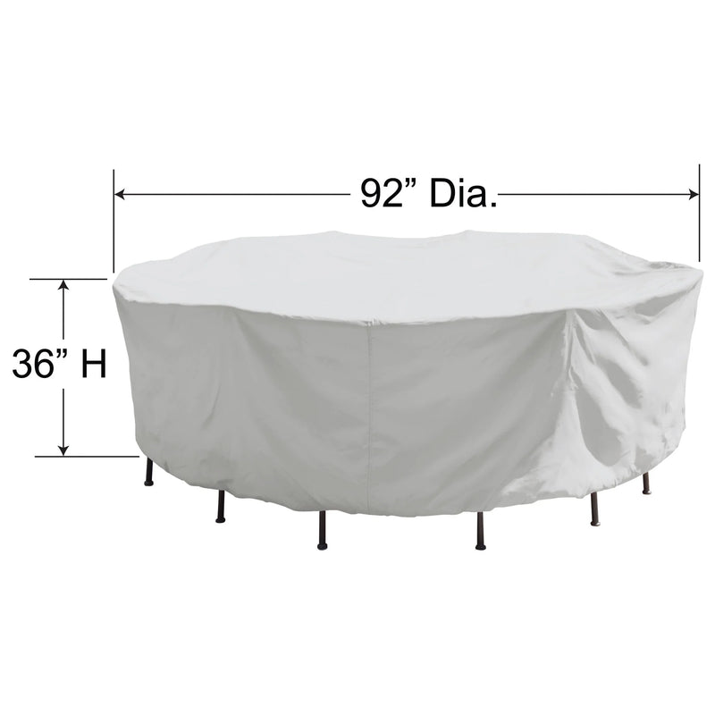PFC571 - 54" DINING TABLE & CHAIRS COVER BY TREASURE GARDEN