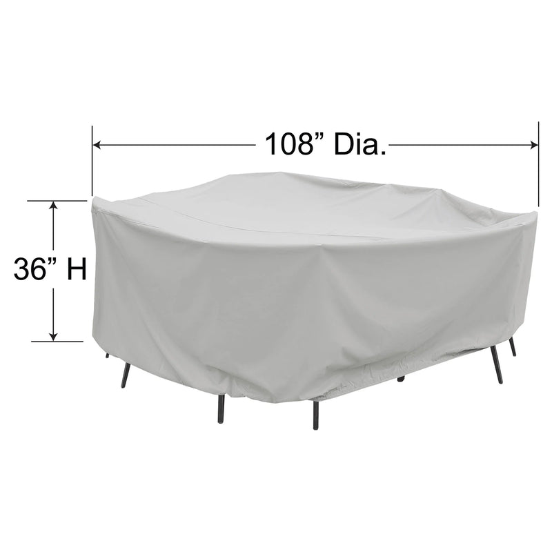 PFC590 - 60" DINING TABLE & CHAIR COVER BY TREAUSRE GARDEN