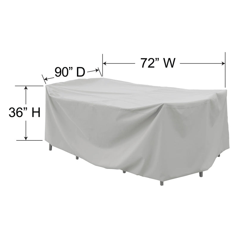 PFC592 - SMALL RECTANGLE DINING & CHAIR COVER BY TREASURE GARDEN